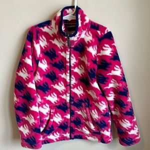 Hatley Girls' Fuzzy Fleece Zip Jacket